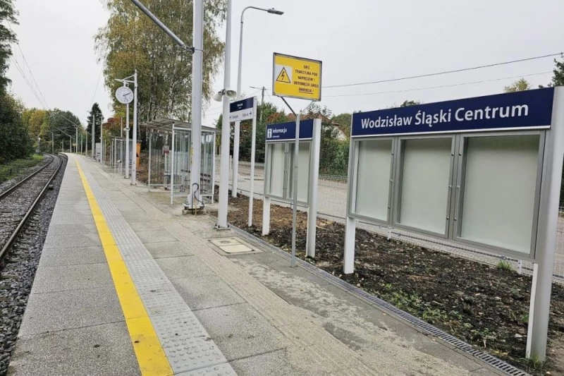 Przystanek kolejowy Wodzisław Śląski Centrum na ukończeniu